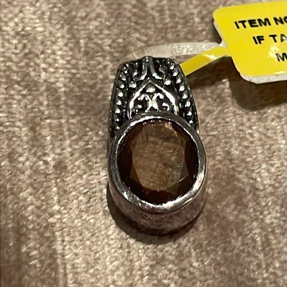 Brown Sapphire Sterling Silver 925 Pendant